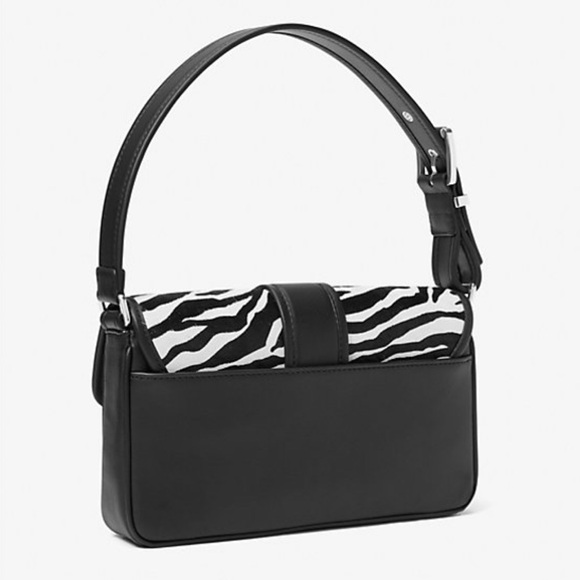 MK Colby Medium Zebra Print Shoulder Bag NWT - Picture 5 of 12